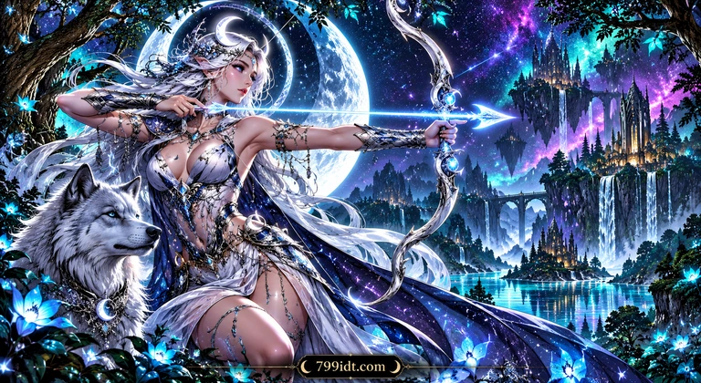 Ilustrasi fantasi 799id — neon grafis — 799idt.com